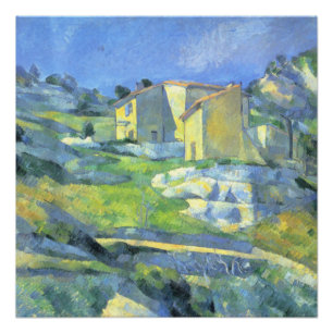 Häuser in der Provence Paul Cezanne Poster
