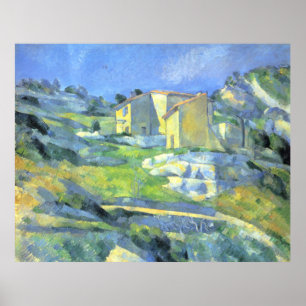 Häuser in der Provence Paul Cezanne Poster