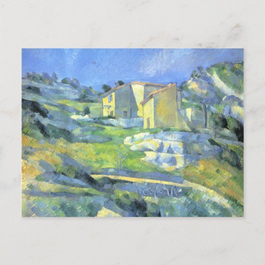 Häuser in der Provence Paul Cezanne Postkarte (Vorderseite)