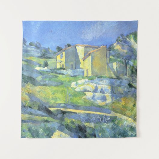 Häuser in der Provence Paul Cezanne Wandteppich (Vorderseite)