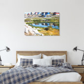 Häuser in Grönland Leinwanddruck (Insitu (Schlafzimmer))