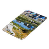 Häuser in Grönland Magnet (Linke Seite)