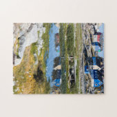 Häuser in Grönland Puzzle (Horizontal)