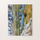 Häuser in Grönland Puzzle (Vertikal)