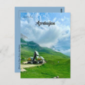 Häuser in Laza Qusar Aserbaidschan Postkarte (Vorne/Hinten)
