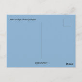 Häuser in Laza Qusar Aserbaidschan Postkarte (Rückseite)