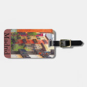 Häuser in Madrid Gepäckanhänger (Vorderseite horizontal)