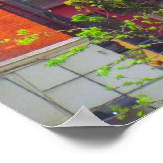 Häuser in Madrid Poster (Ecke)