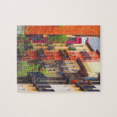 Häuser in Madrid Puzzle (Horizontal)