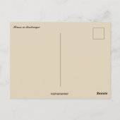 Häuser in Montenegro Postkarte (Rückseite)