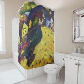 Häuser in Murnau - Wassily Kandinsky Duschvorhang (Beispiel)