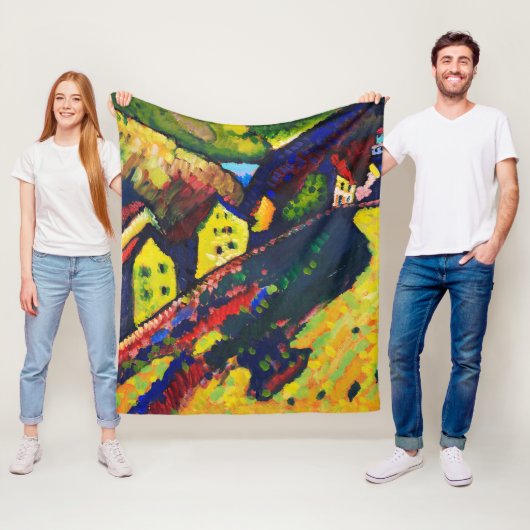 Häuser in Murnau, Wassily Kandinsky Fleecedecke (Beispiel)