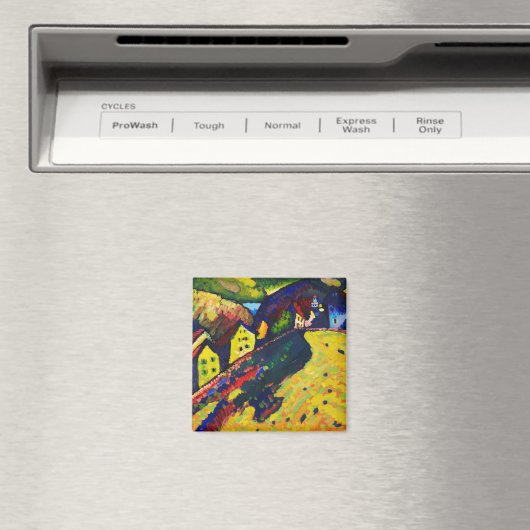 Häuser in Murnau, Wassily Kandinsky Magnet (In Situ (Geschirrspüler))