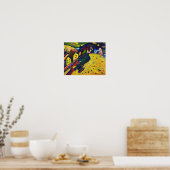 Häuser in Murnau, Wassily Kandinsky Poster (Küche)