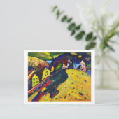 Häuser in Murnau, Wassily Kandinsky Postkarte (Stehend Vorderseite)