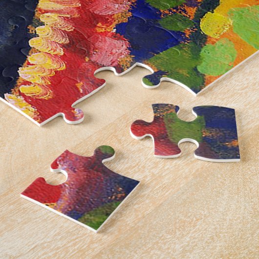 Häuser in Murnau, Wassily Kandinsky Puzzle (Seite)