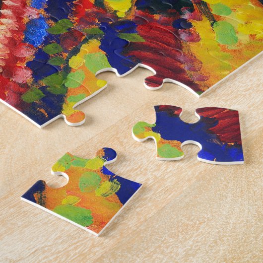 Häuser in Murnau, Wassily Kandinsky Puzzle (Seite)