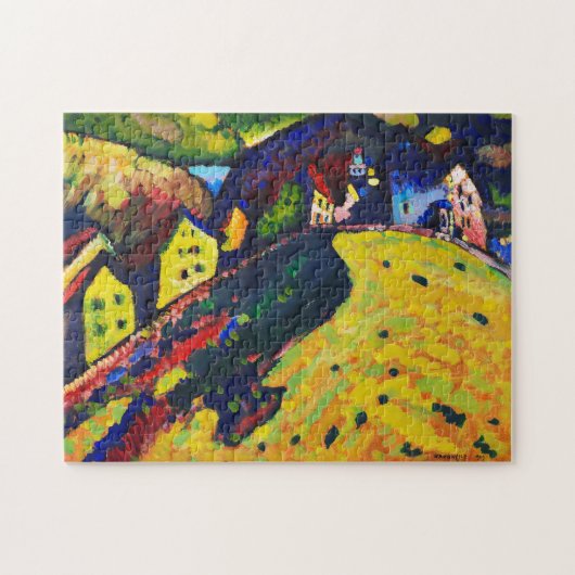 Häuser in Murnau, Wassily Kandinsky Puzzle (Horizontal)