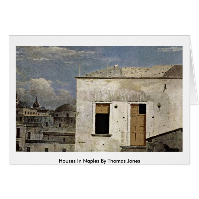 Häuser in Neapel von Thomas Jones (Vorderseite (Horizontal))