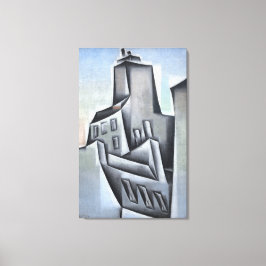 Häuser in Paris Leinwanddruck