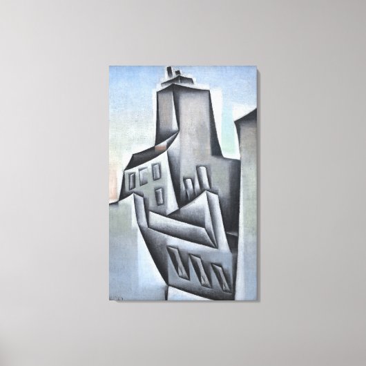 Häuser in Paris Leinwanddruck (Vorderseite)