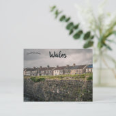 Häuser in Wales Postkarte (Stehend Vorderseite)