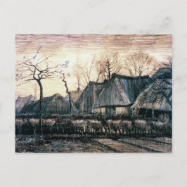 Häuser mit Strohdächern von Vincent Van Gogh Postkarte