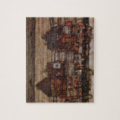 Häuser mit Wäscherei (Seeburg II) von Egon Schiele Puzzle (Vertikal)