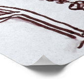 Häuser | Saint-Guilhem-Le-Desert, Frankreich Poster (Ecke)