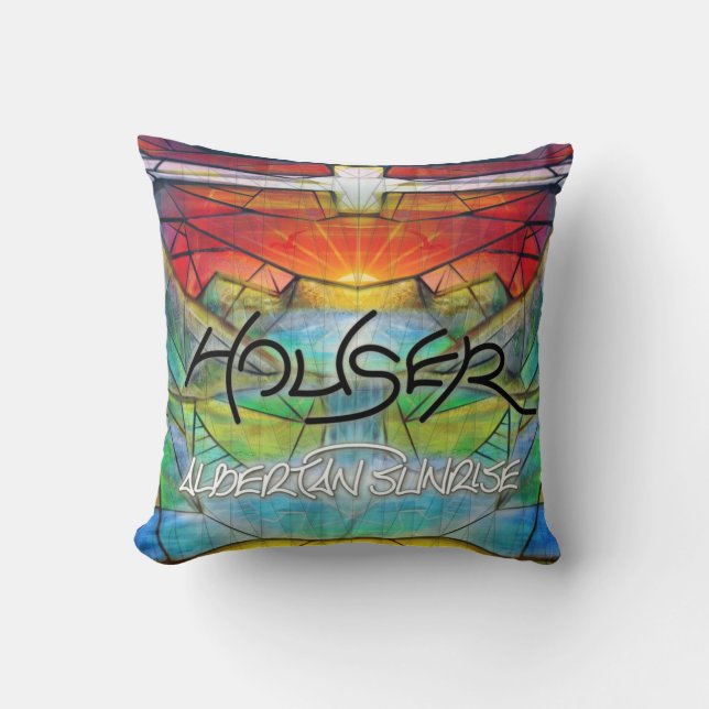 HÄUSER - SCHLAGPILLOW KISSEN (Vorderseite)