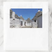 Häuser Trulli in Alberobello, rechteckiger Aufkleb Aufkleber (Tasche)