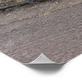 Häuser und Boote am Wasser Poster (Ecke)
