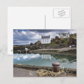 Häuser und Boote am Wasser Postkarte (Vorne/Hinten)