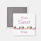 Häuser und Dach-Tops Magnet (Vorderseite/Rückseite)