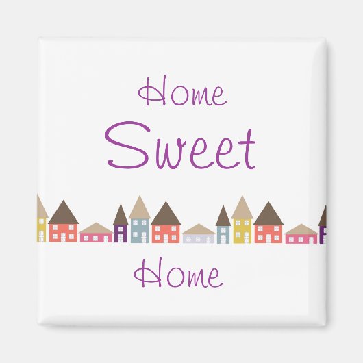 Häuser und Dach-Tops Magnet (Vorne)