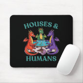 Häuser und Menschen Drache Brettspiel Rpg Fantasy  Mousepad (Mit Mouse)