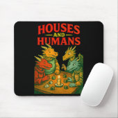 Häuser Und Menschen Gaming Lustiges Rpg Gamer Männ Mousepad (Mit Mouse)