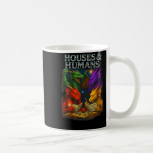 Häuser und Menschen Lustiger Neuheiten-RPG-Spieler Kaffeetasse