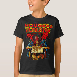 Häuser und Menschen Vintage Retro 90er Lustiger Ga T-Shirt