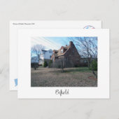 Häuser von Enfield. Postkarte anschließen. (Vorne/Hinten)