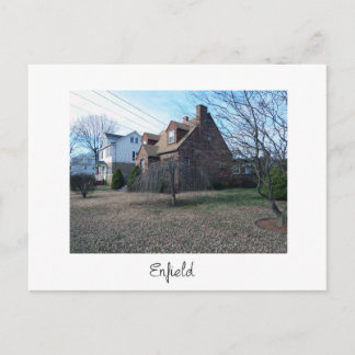 Häuser von Enfield. Postkarte anschließen.