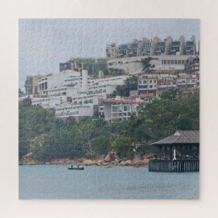 Häuser, Wolkenkratzer, Hongkong, Puzzle, Stadt, Puzzle