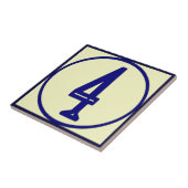 Häusernummern im französischen Stil 4 Fliese (Seite)