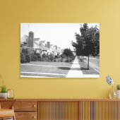 Häuserreihe Leinwanddruck (Insitu (Wohnzimmer))