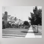 Häuserreihe Poster (Vorne)