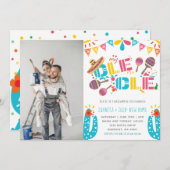 Häuserwärmung Neues Zuhause Ole Ole Fiesta Foto Einladung (Vorne/Hinten)