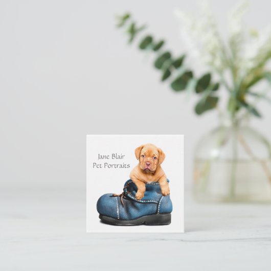 Hausfotografie Quadratische Visitenkarte (Stehend Vorderseite)