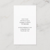 Hausfotografie Visitenkarte (Rückseite)