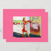 Hausfrau Einladung (Vorne/Hinten)