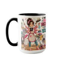 Hausfrau Geschenktasse,